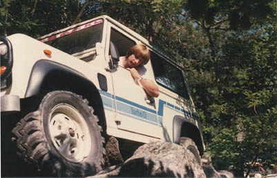 olivier et son land rover